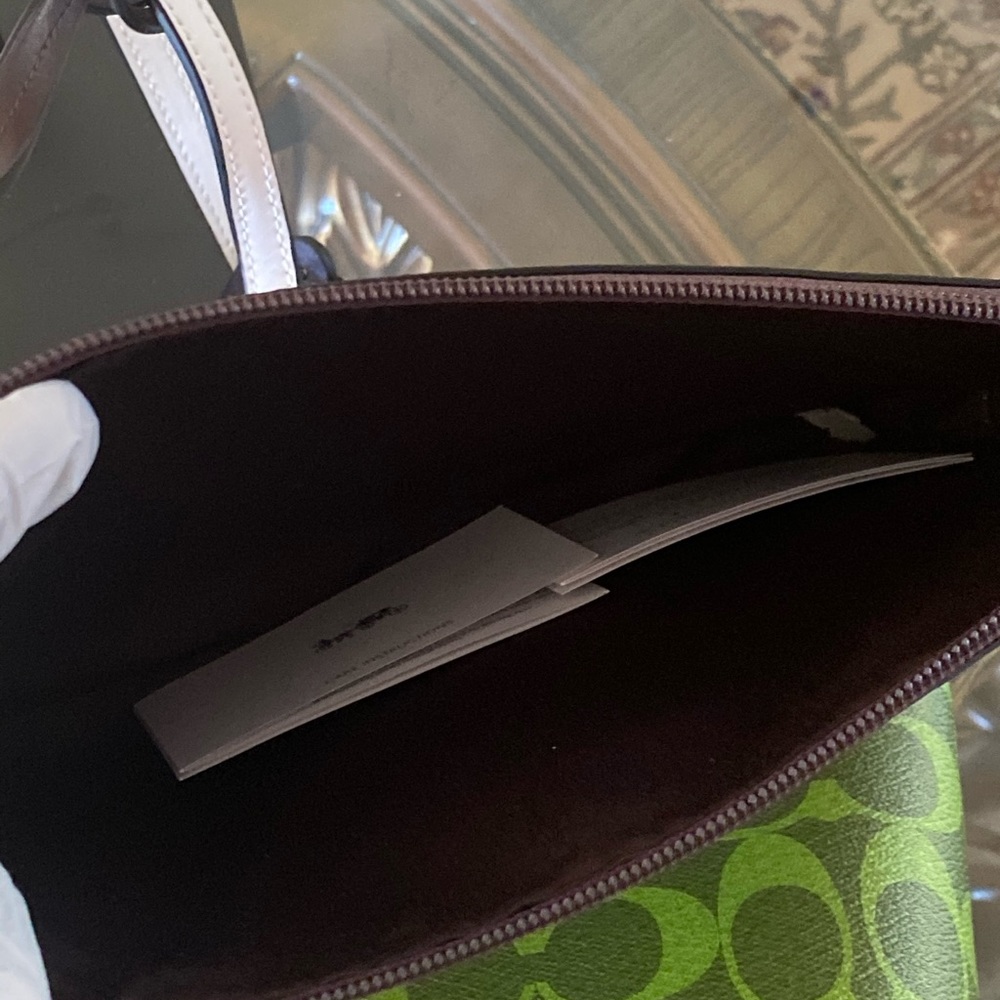 NWT Coach Colorblock Tote&wristlet&wallet - Picture 9 of 16